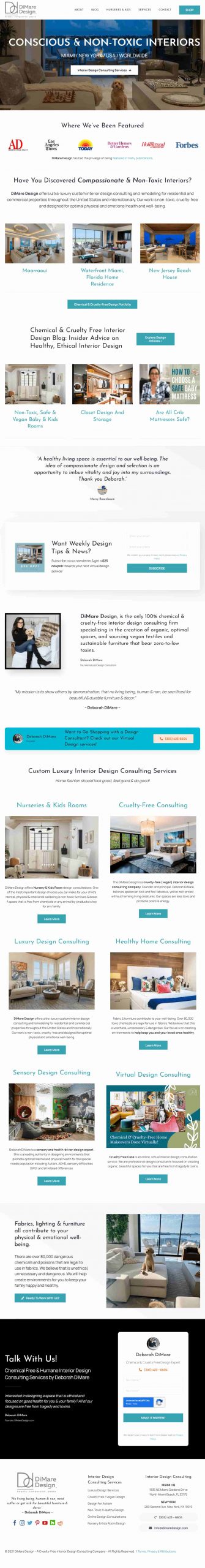 DiMare Design – Cruelty-free, sustainable, vegan interior design